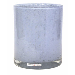 Unika glas: 16,5 cm, pastel blue/lyseblå