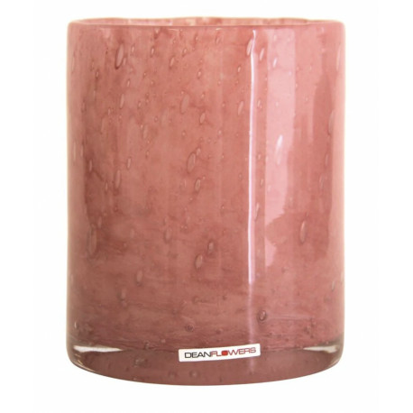 Unika glas: 16,5 cm, blossom/lyserød