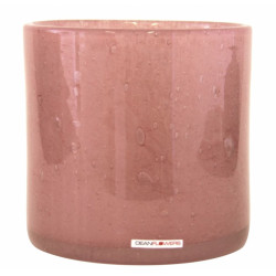Unika glas: 18 cm, blossom/lyserød