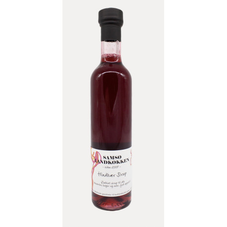 Samsø Landkøkken - Hindbær sirup, 250 ml 