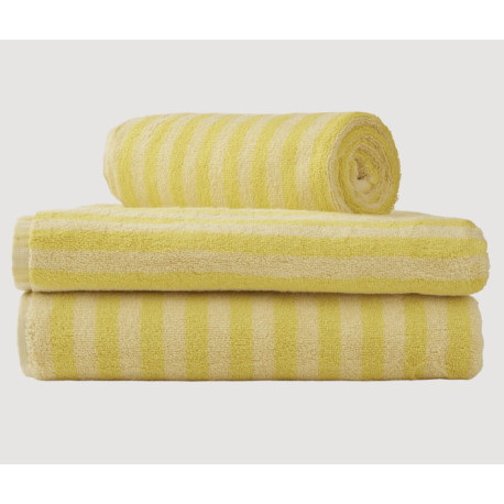 BONGUSTA - Naram badehåndklæde, gul