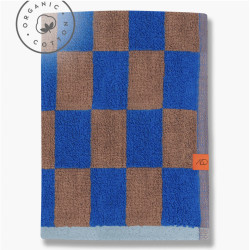 Mette Ditmer - RETRO håndklæde, cobalt, 70 x 133 cm