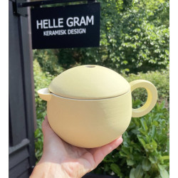 Helle Gram Keramik - Chubby Tekande, lys gul