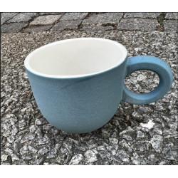 Helle Gram Keramik - Chubby Kaffekop, dyb blå