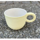 Helle Gram Keramik - Chubby Kaffekop, lys gul