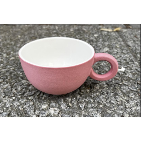 Helle Gram Keramik - Chubby Tekop, mørk rosa