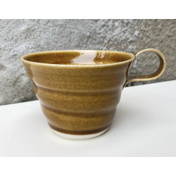 Rikke Mangelsen Keramik - Spiralkop m/hank, brun